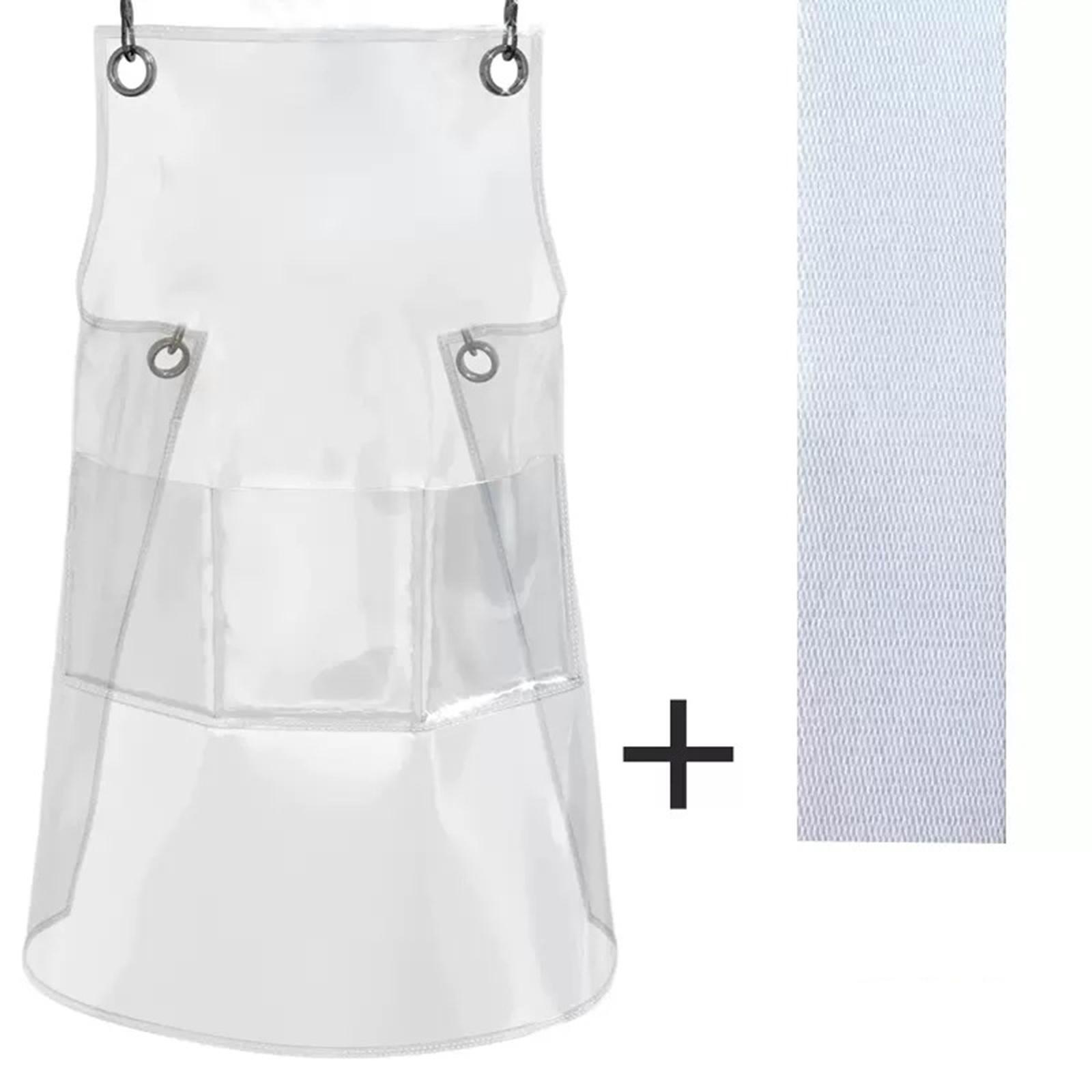 Transparent Apron BBQ Chef Apron Gardening Grilling Baking Apron Paint Apron