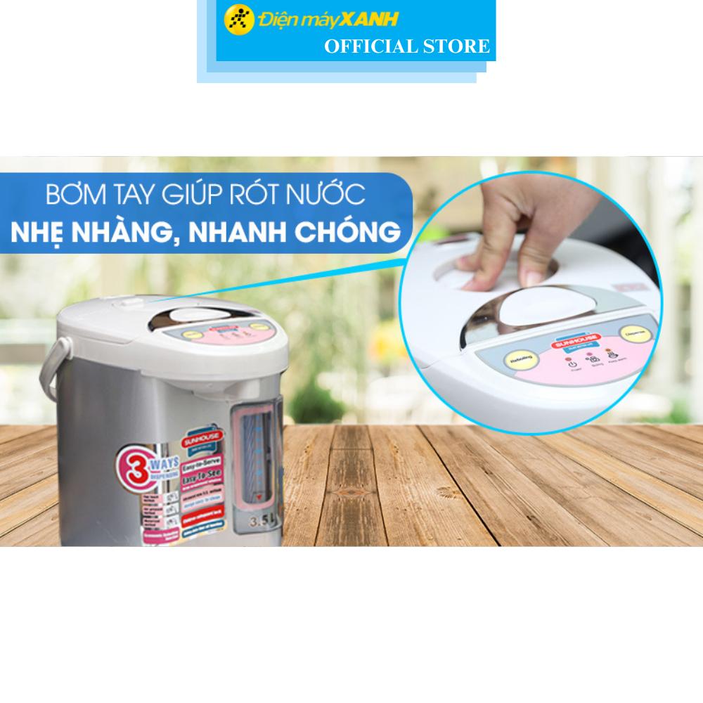 Bình thủy điện Sunhouse SH 1535 3.5 lít - Hàng Chính Hãng