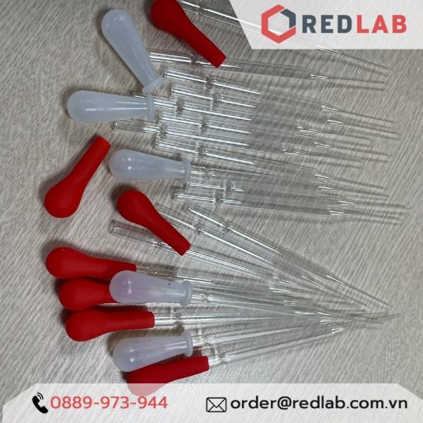 Combo3 và Combo5 Quả bóp cao su/ quả bóp silicon dùng cho pipet thủy tinh và pipet thường