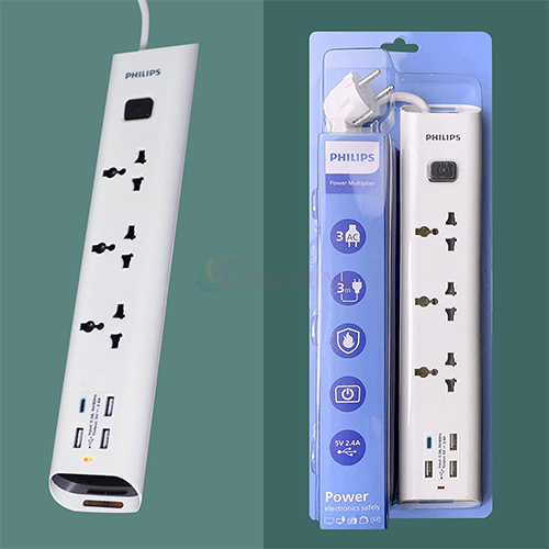 Ổ cắm điện Philips CHP4335WB - Hàng chính hãng