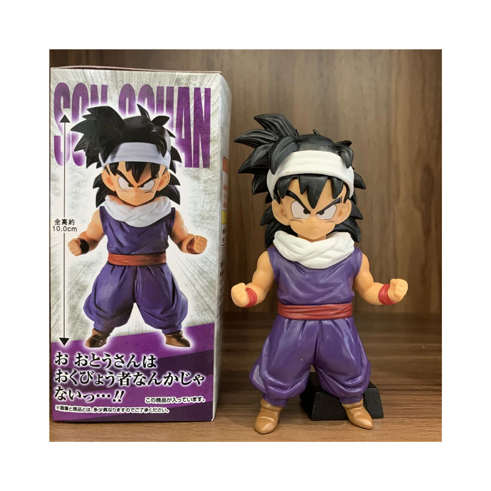 Mô Hình Dragon Ball Gohan hồi nhỏ đầu quấn khăn - Cao 13 cm - Nặng 150 Gram