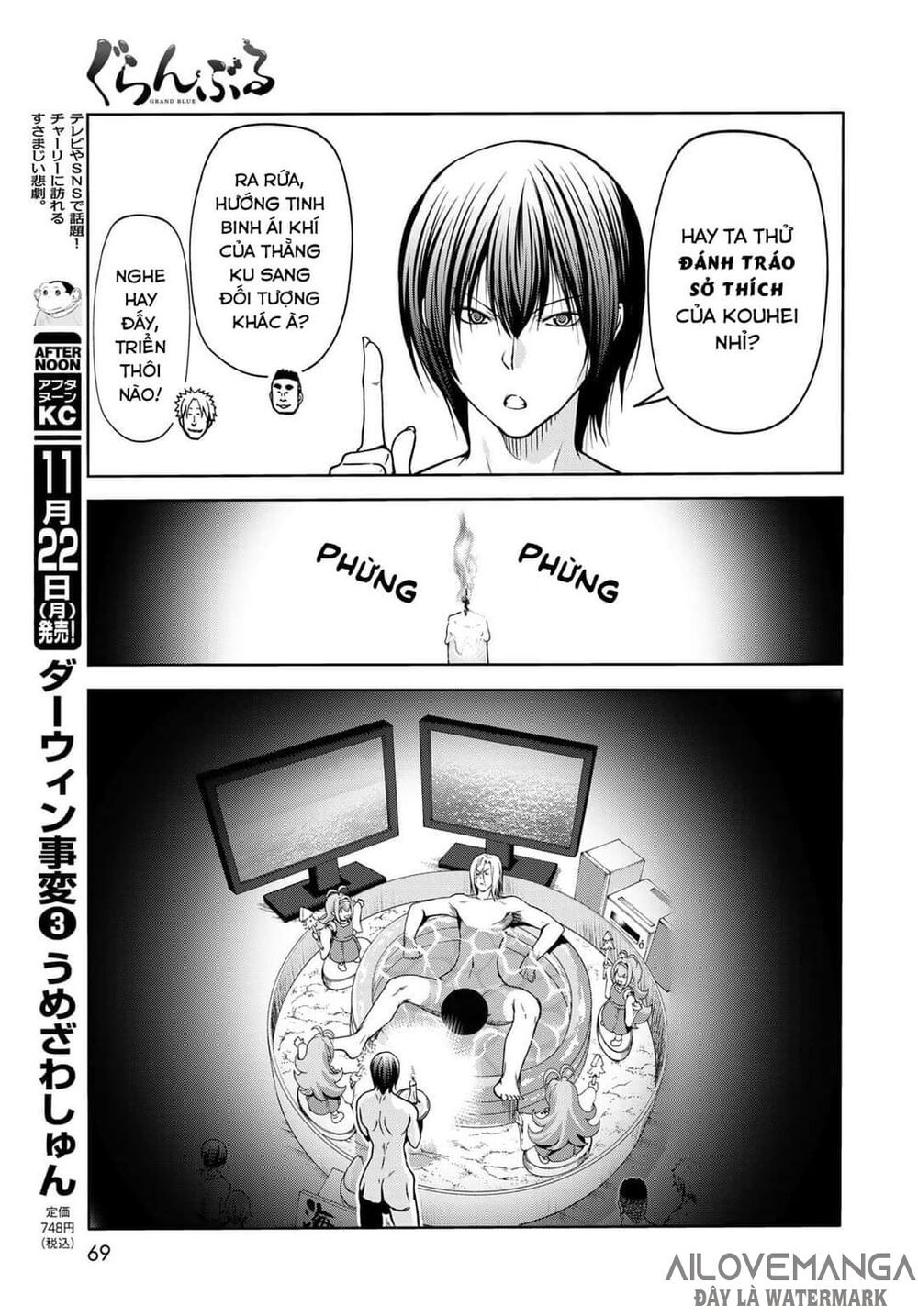 cô gái thích lặn - grand blue chapter 73.2 10