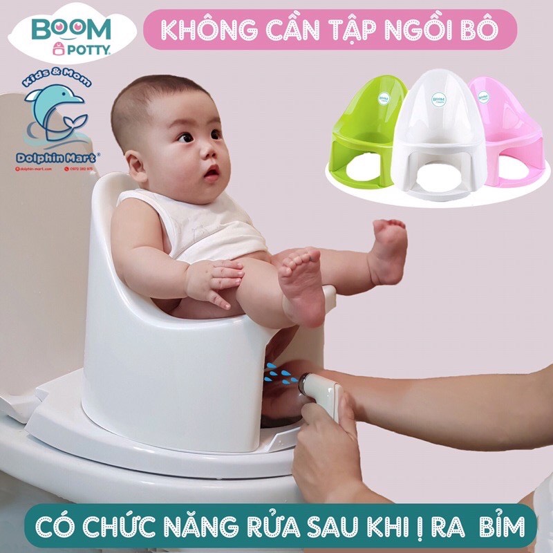 Bô cho bé ,Bô Boom Potty vệ sinh cho bé từ 7 tháng (8.5KG) đến 4 tuổi