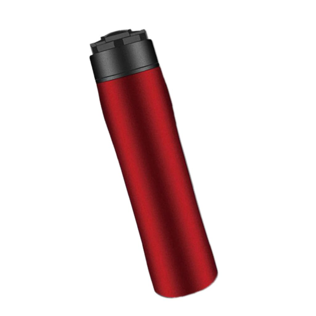 Portable French Press Coffee Maker Vacuum Insulated Travel Mug Stainless Steel Coffee Tea Maker Bottle for Hiking, Camping, Outdoors