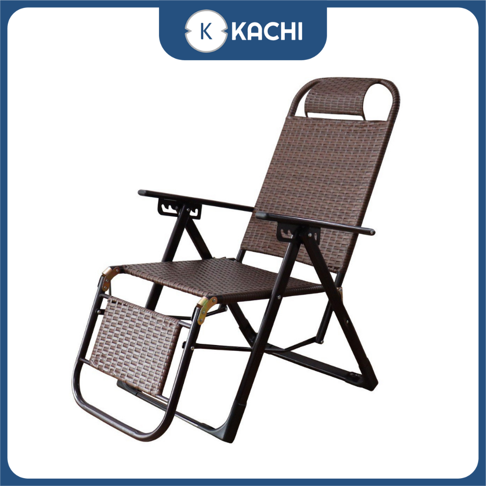 Ghế Xếp Thư Giãn Mây nhân tạo Kachi MK298 - Hàng chính hãng