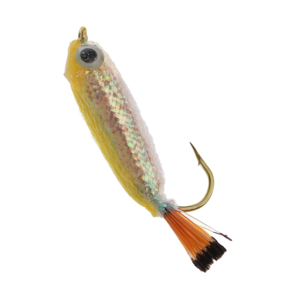 Fly Fishing Flies Hand-tied Wet Sinking Flies Hooks for Bass Salmon Carp