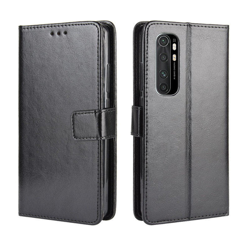 Bao da dành cho Xiaomi Mi Note 10 Lite dạng ví Wallet leather cao cấp có quai gập
