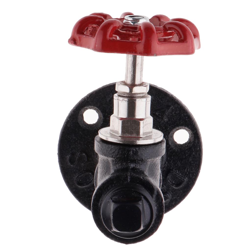 Industrial Wall Hook Rustic Iron Pipe Wall Mounted Towel Hook Coat Hanger A