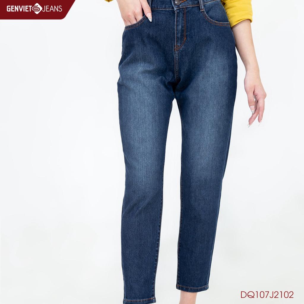 Quần Dài Jeans Nữ GENVIET DQ107J2102