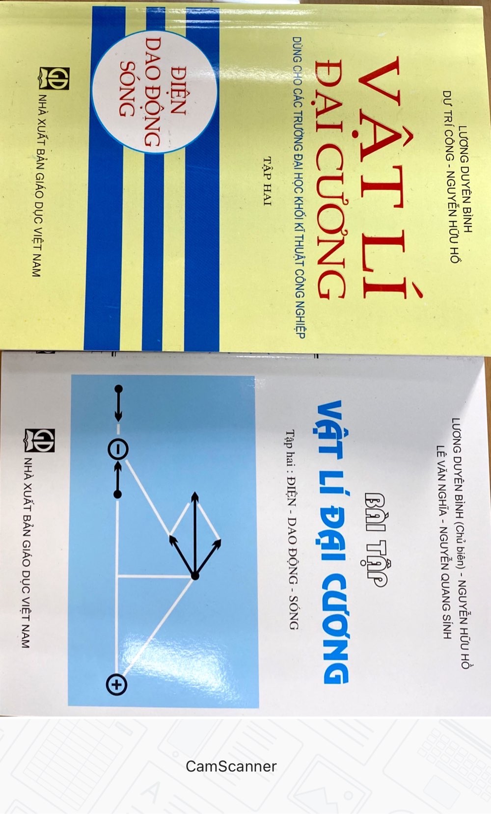 Combo Sách Vật Lí Đại Cương Tập 2 + Bài Tập - Điện Dao Động Sóng - TB lần thứ 23