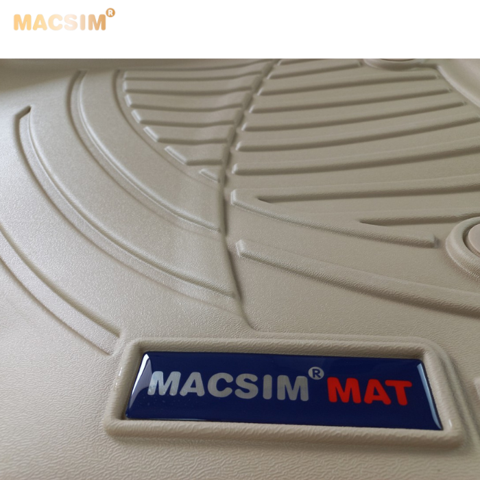 Thảm lót sàn xe ô tô Lexus_RX 2015 - nay Nhãn hiệu Macsim chất liệu nhựa TPV (màu be)