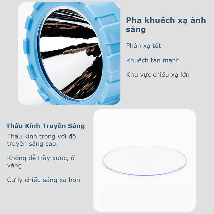 Đèn pin cầm tay siêu sáng 2 chế độ, pin trâu, đèn pin Led cầm tay chiếu xa cho gia đình - SS6108