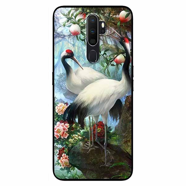 Ốp lưng in cho Oppo A5 - 2020 / A9 - 2020 Cặp Đôi Hạc