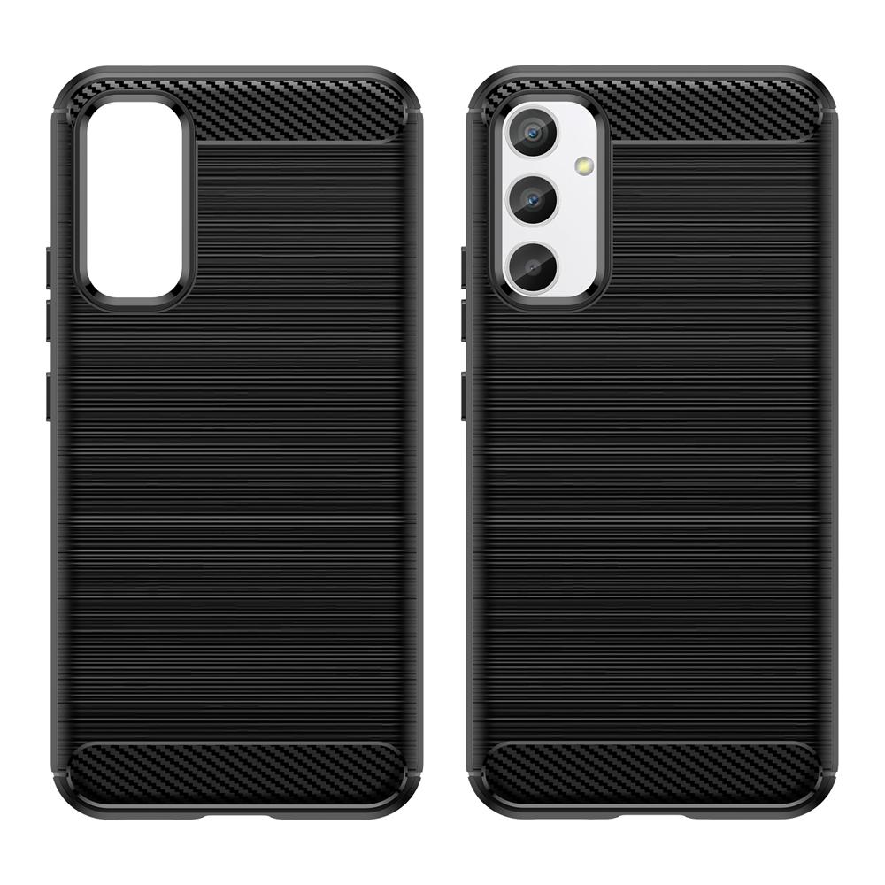 Ốp lưng cho Samsung A34 5G silicone mềm Carbone phay xước chống sốc chống vân tay