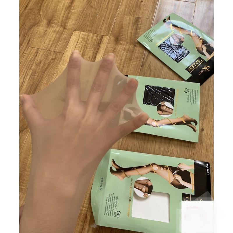 Quần tất SK vỏ xanh 6D, mỏng, dai, rách tròn