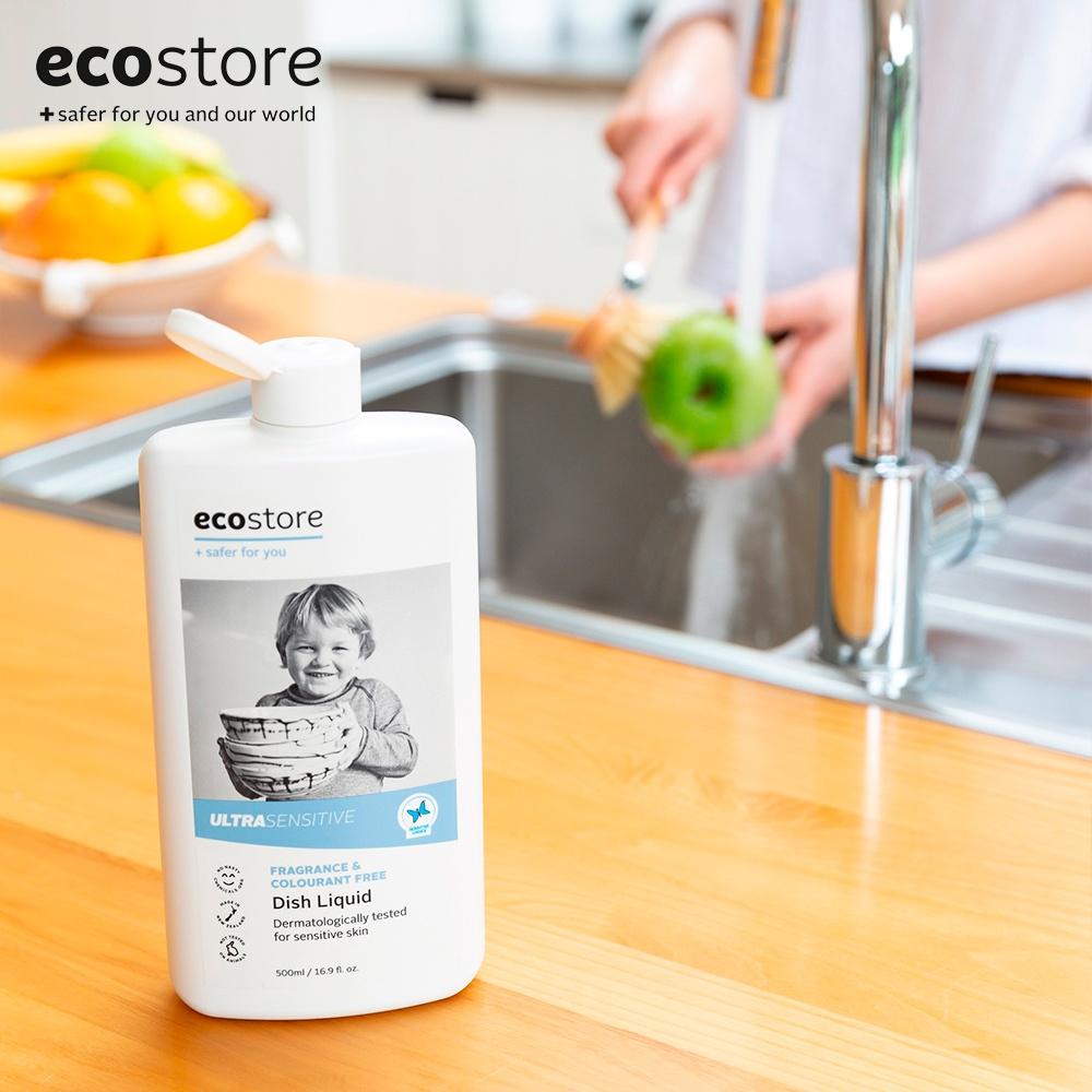 Ecostore Nước rửa chén dành cho da nhạy cảm gốc thực vật 500ml (Ultra Sensitive Dishwash Liquid