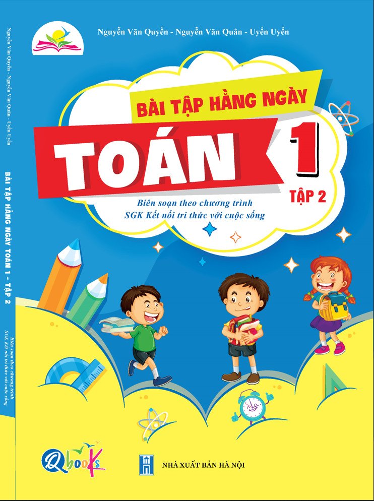 Sách - Combo Bài Tập Hằng Ngày - Toán và Tiếng Việt Lớp 1 - Kết Nối Tri Thức Với Cuộc Sống - Tập 1, 2 (2 cuốn)