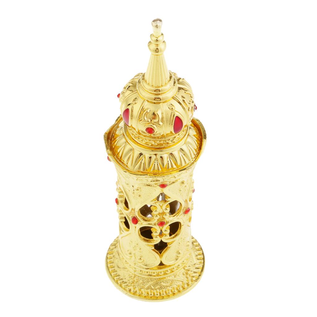 Antiqued Metal Hương Chai Tinh Dầu Chai Chai Nước Hoa