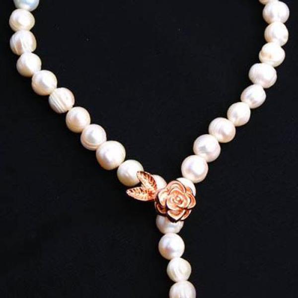 5pcs Rose Flower Magnetic Clasps Hooks Connectors Jewelry Findings Rose Gold