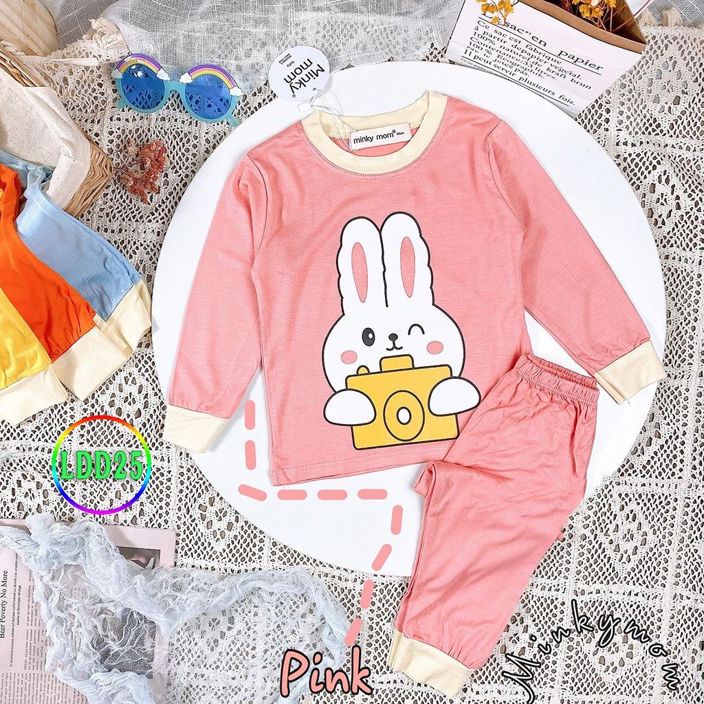 Bộ Dài Tay Cho Bé LDD25 Đồ Bộ Thun Lạnh Cao Cấp Mềm Mịn Thoáng Mát, Dễ Chịu, Thoải Mái Cho Bé