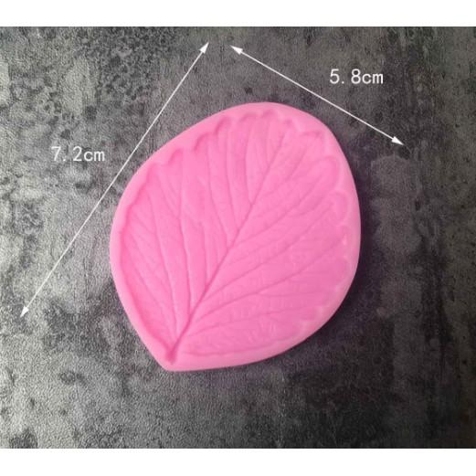 Khuôn Silicon Rau Câu 4d Lá Cúc Bản To