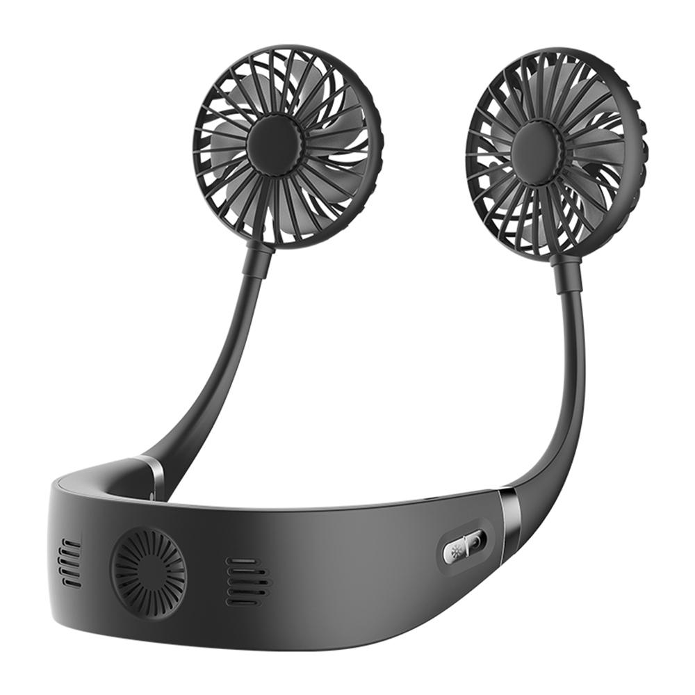 Quạt đeo cổ mini, sạc USB, làm mát 3 tốc độ, siêu tiện lợi