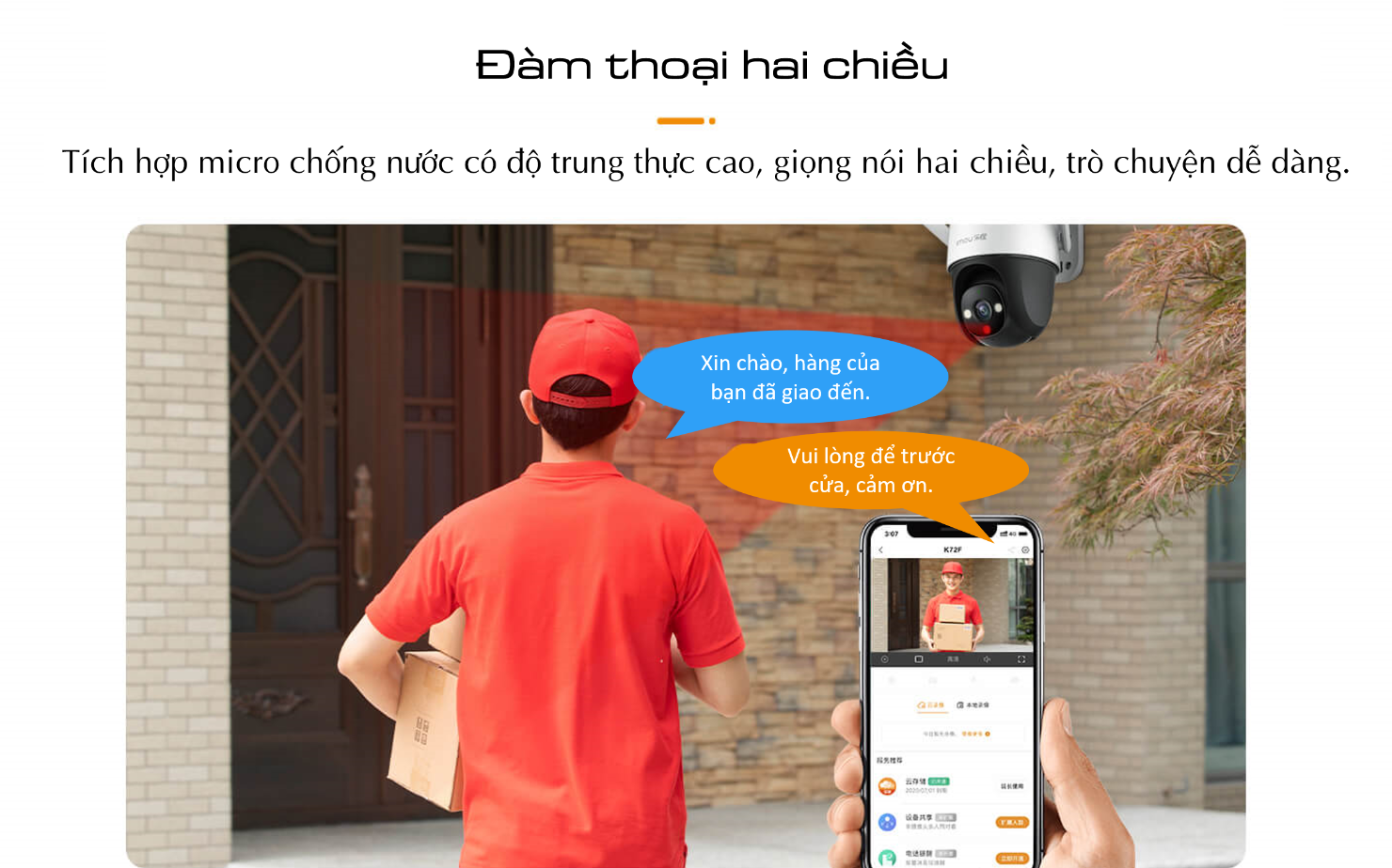 Camera Wifi ngoài trời IMOU CRUISER CRUISER S22FP 2MP/S42FP 4MP cao cấp màu ban đêm, chống nước, đàm thoại hai chiều