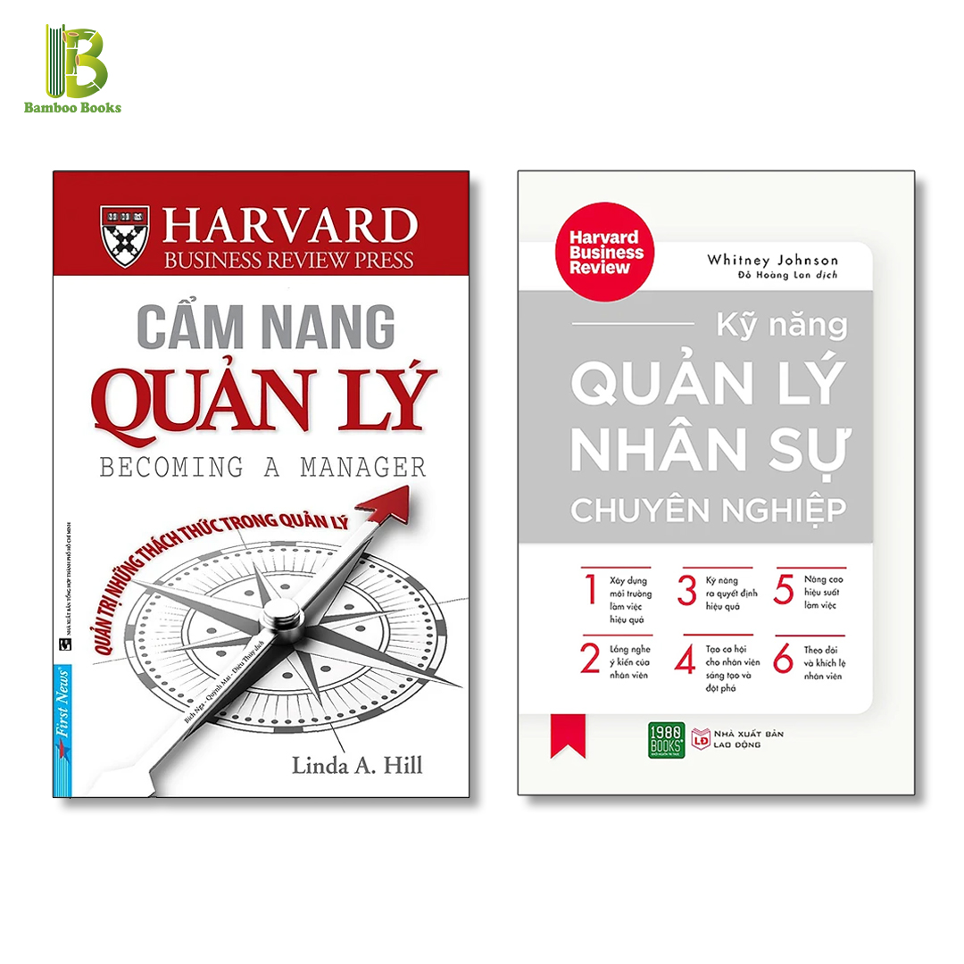 Combo 2Q Quản Trị Nhân Sự: Kỹ Năng Quản Lý Nhân Sự Chuyên Nghiệp + Cẩm Nang Quản Lý - Quản Trị Những Thách Thức Trong Quản Lý - Harvard Business Review