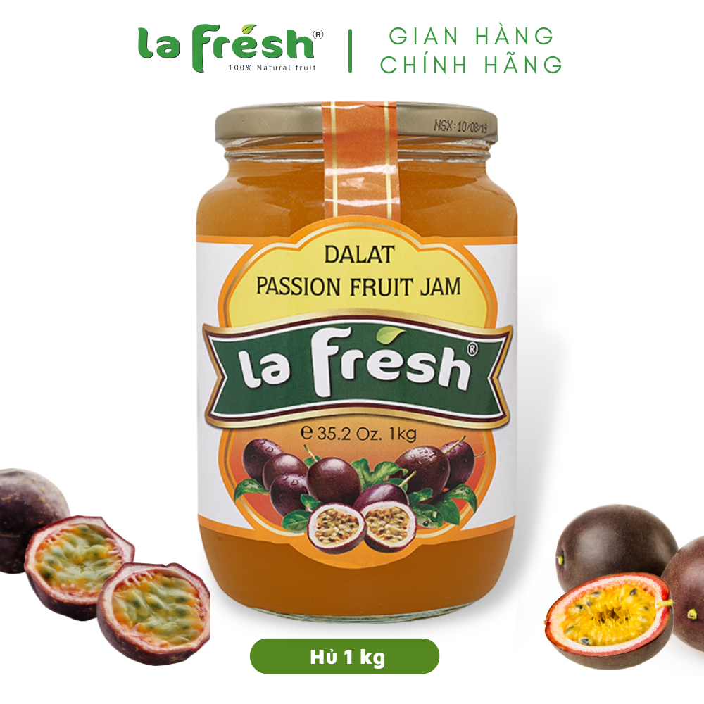 Mứt Chanh Dây Lafresh Đà Lạt Hủ Thủy Tinh 1kg