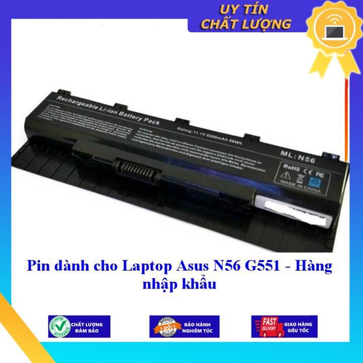 Pin cho Laptop Asus N56 G551 G551JM G551JW G551JX ASUS ROG G771 G771JK G771JM - Hàng Nhập Khẩu New Seal