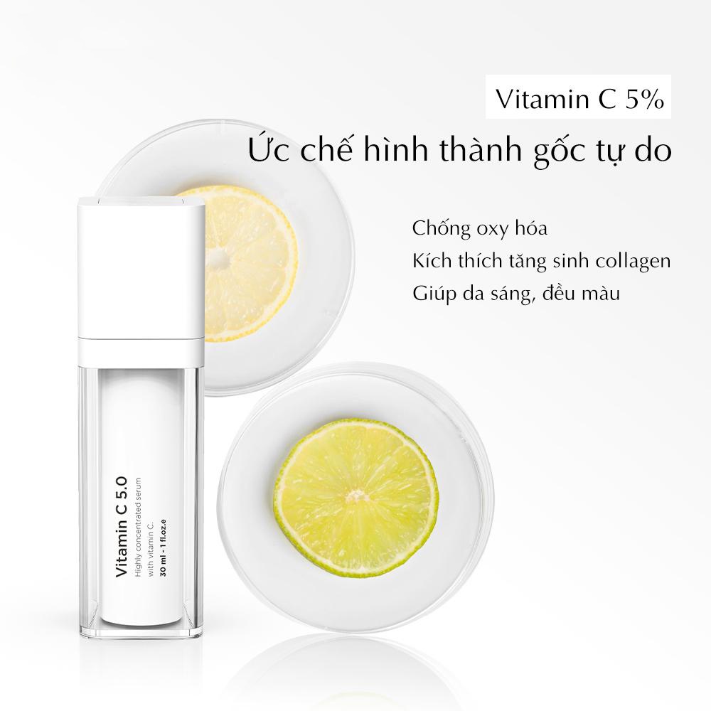 Tinh chất làm sáng, tăng đề kháng cho da Fusion Meso Vitamin C 5.0 30ml