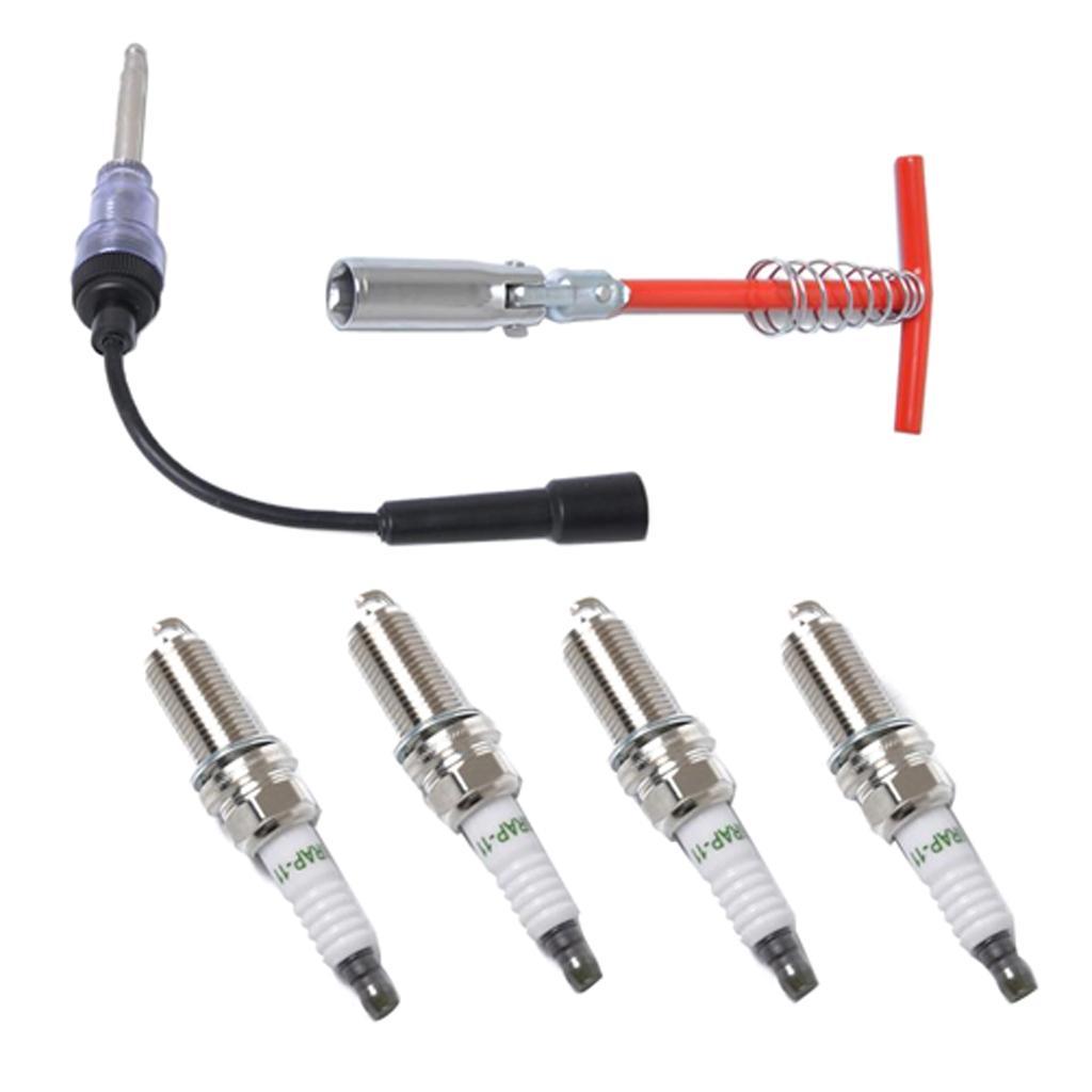 4 X Spark Plugs with Assembly Tools And Spark Plug Spark Plug