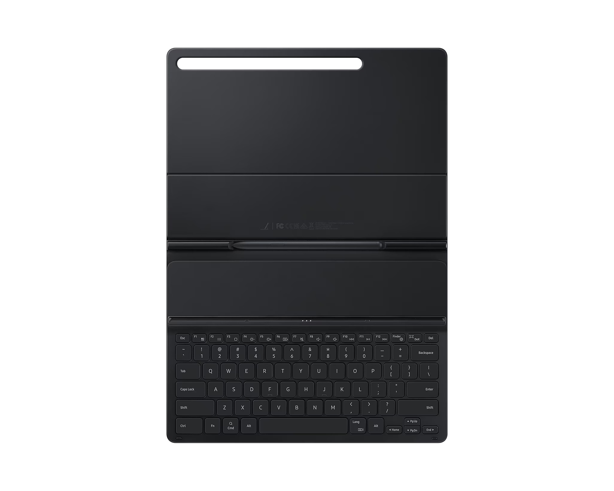 Bao Da kèm bàn phím Galaxy Tab S7 Plus / S8 Plus và S7 FE Book Cover Keyboard Slim - Hàng Chính Hãng