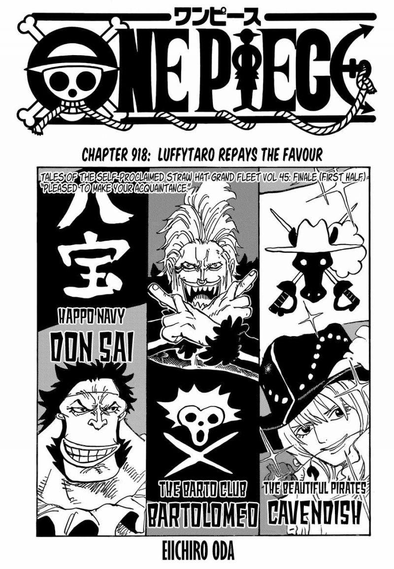 đảo hải tặc - one piece chapter 918 1