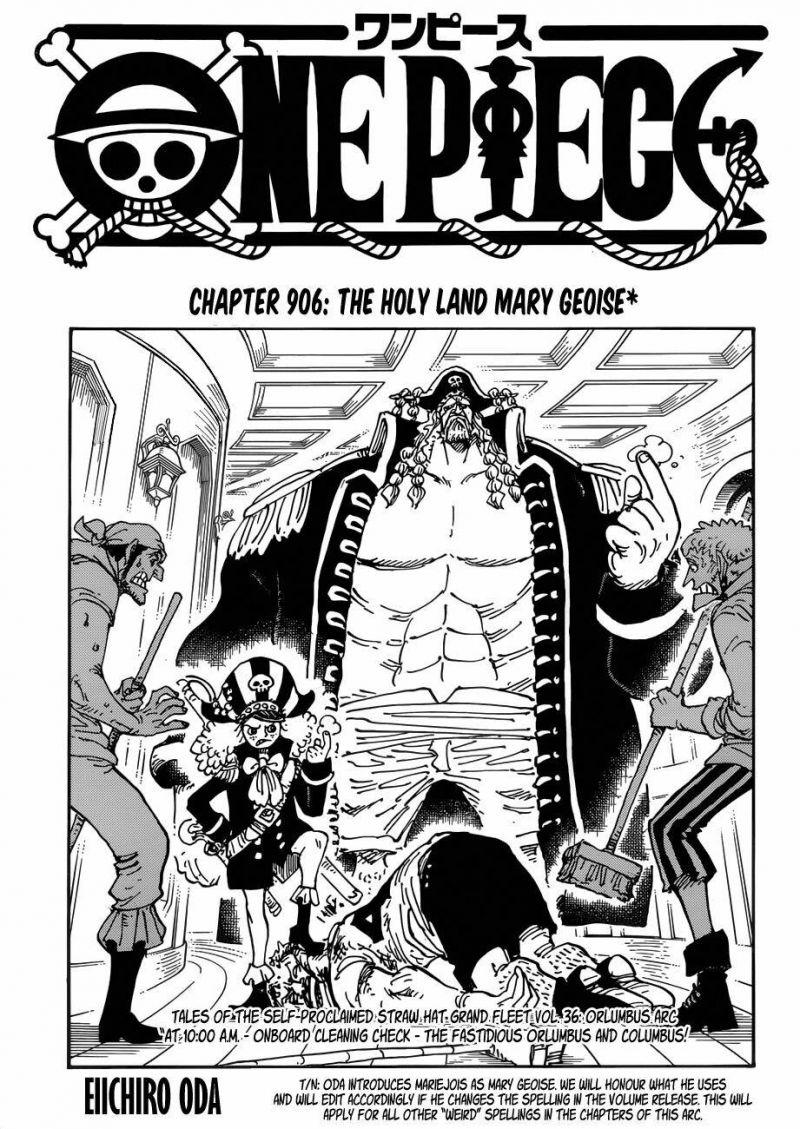 đảo hải tặc - one piece chapter 906 1