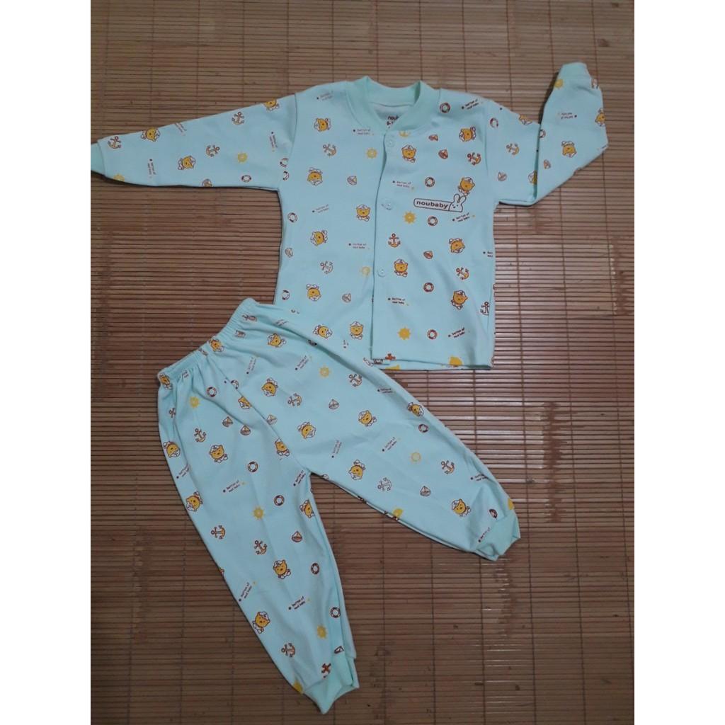 Bộ quần áo dài tay mặc thu đông NOUBB cho bé từ 0-15 tháng
