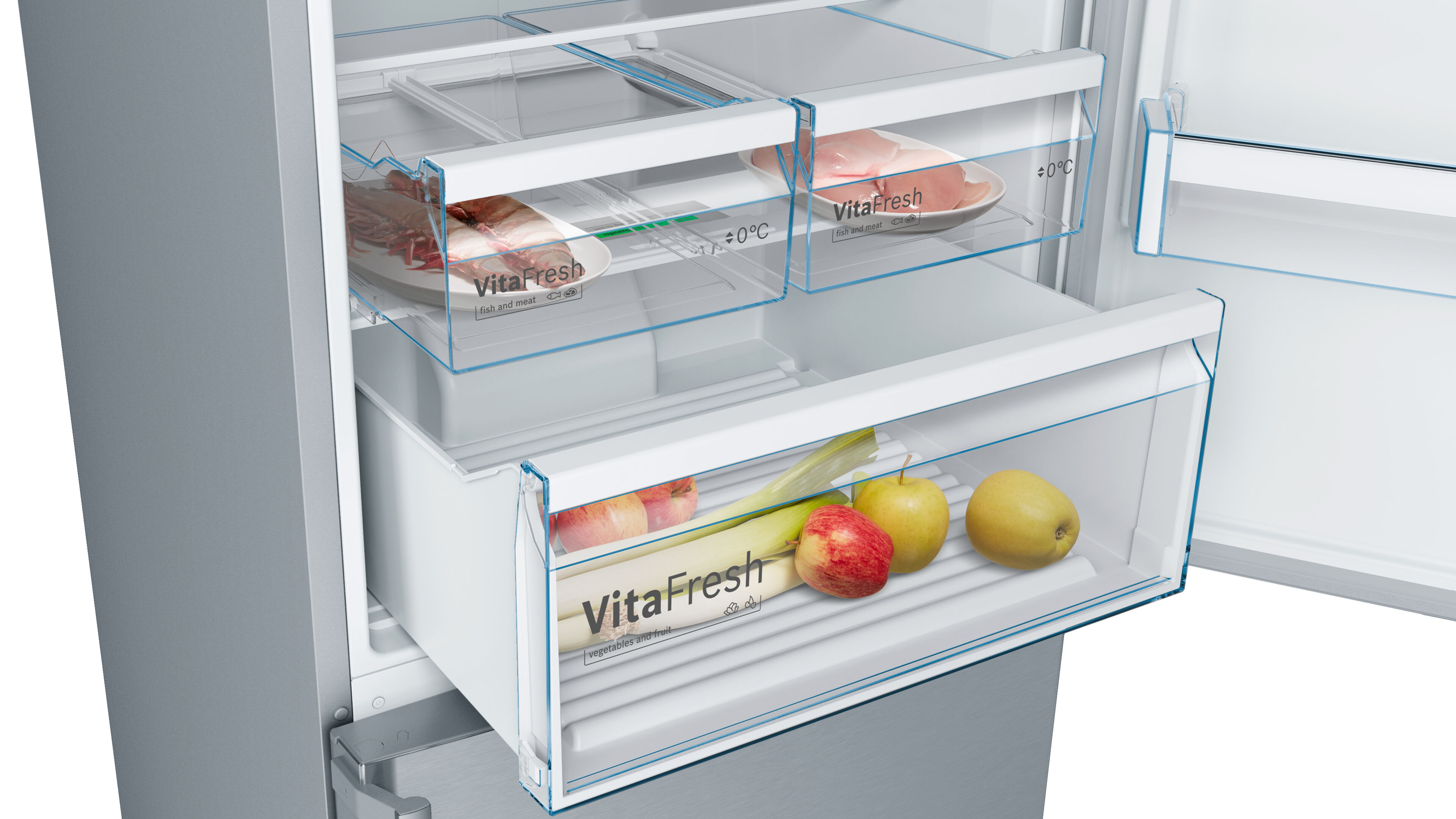 Tủ lạnh độc lập 2 cánh 559L Bosch KGN56XI40J - Series 4 - Hàng chính hãng