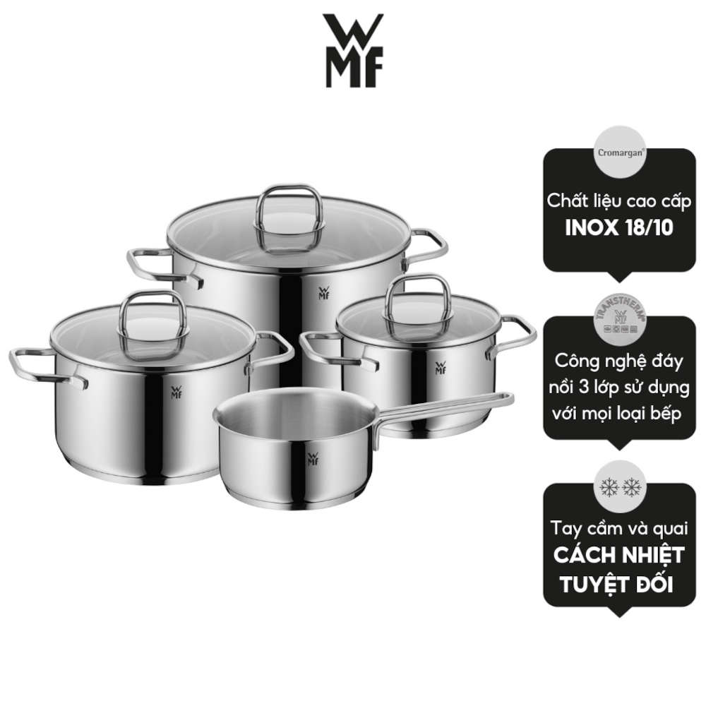 Bộ nồi WMF Inspiration 7 món Inox 18/10 cao cấp hàng Đức