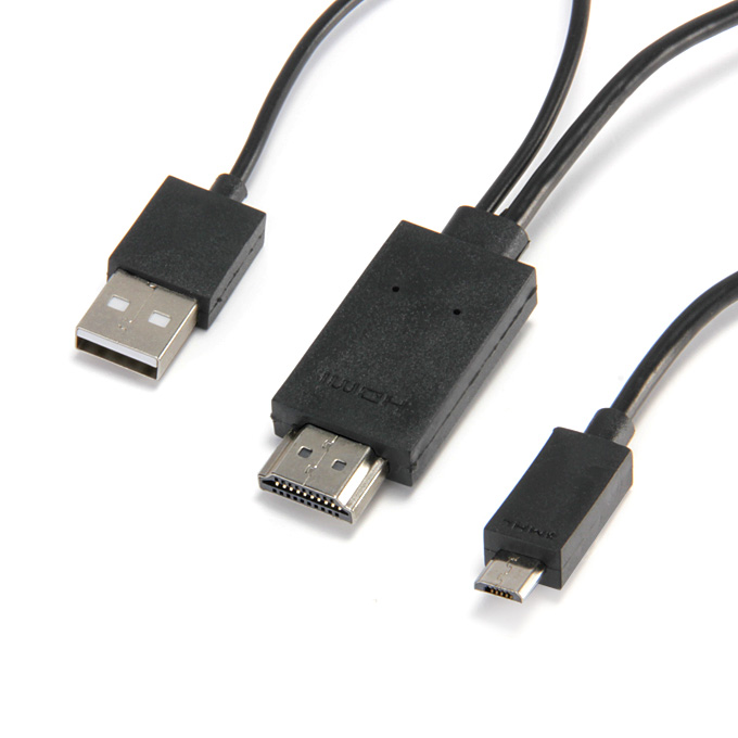 Cáp Truyền Hình Ảnh Từ Điện Thoại Lên Tivi HDMI MHL Kit Cao Cấp AZONE