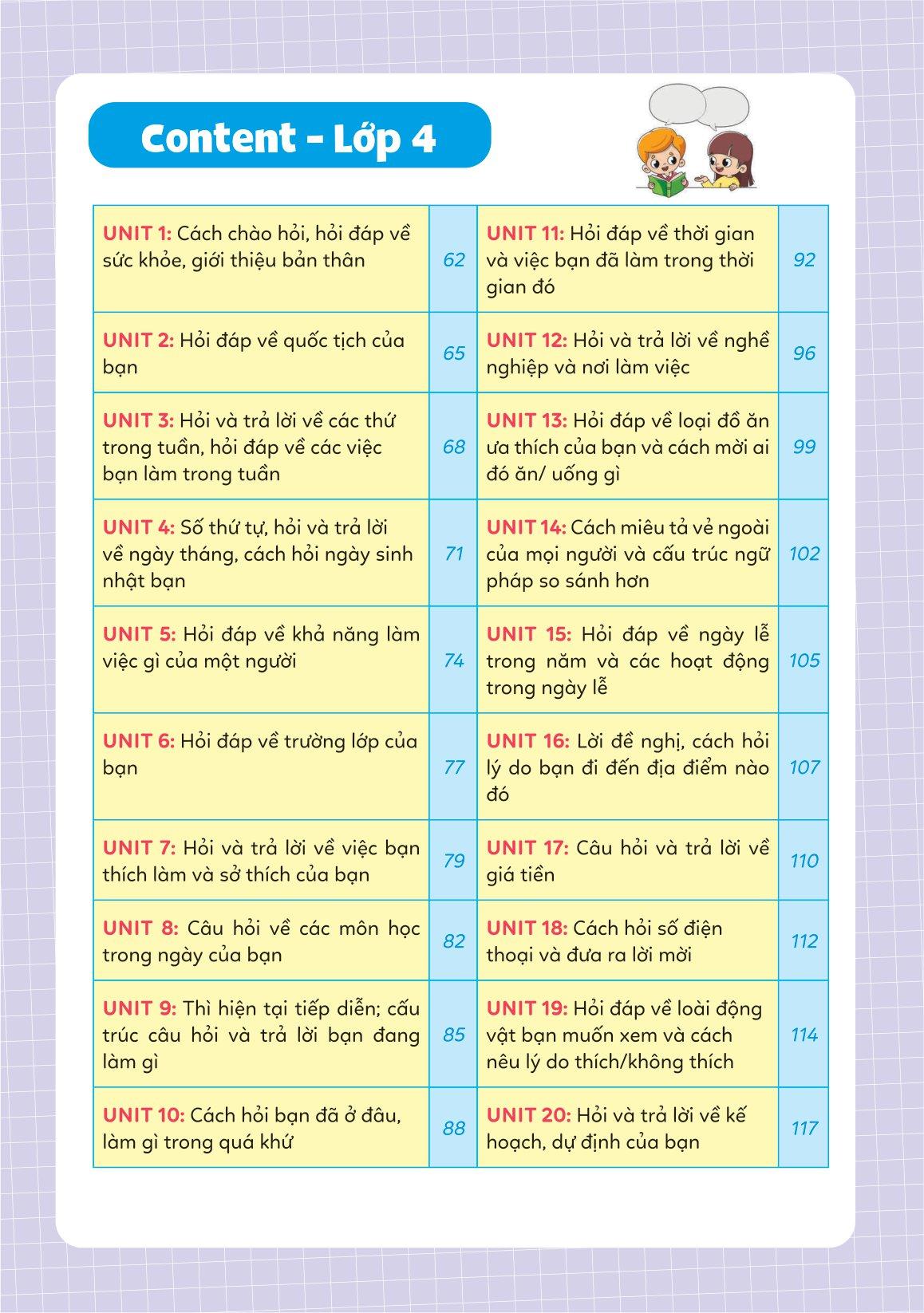 Sổ Tay Ngữ Pháp Và Bài Tập Tiếng Anh Lớp 3,4,5