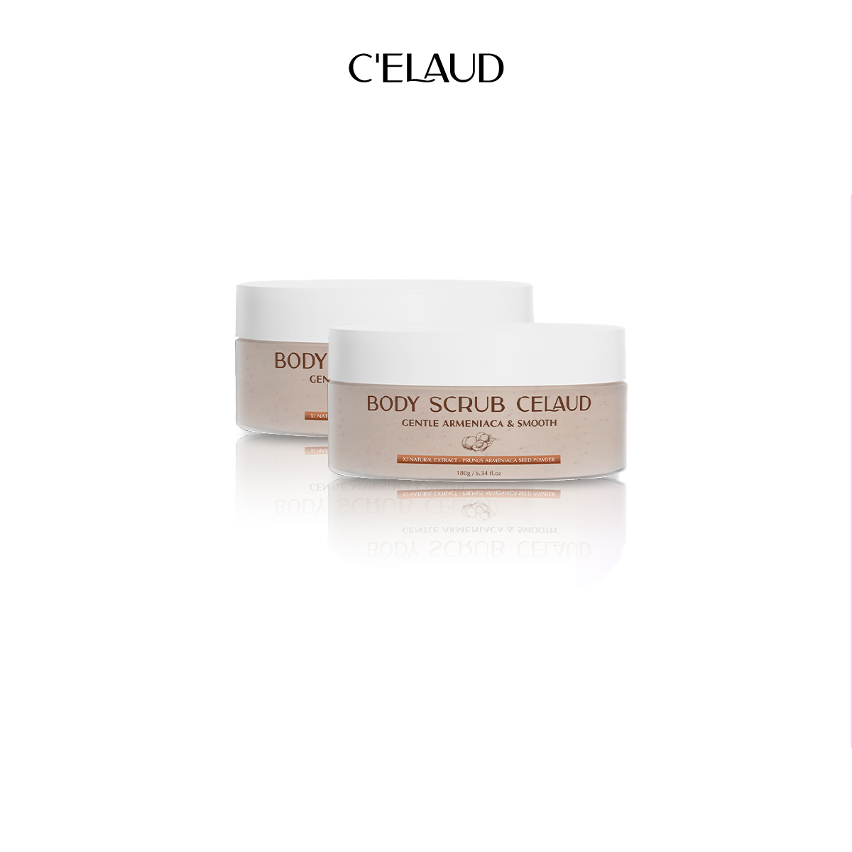 Combo 2 tẩy tế bào chết, tái tạo và làm mịn da Body Scrub Celaud