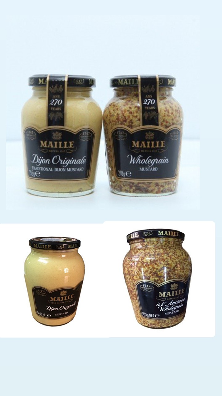 Mù Tạt Nguyên Hạt Maille 865gr/ Whole Grain Mustard 865g