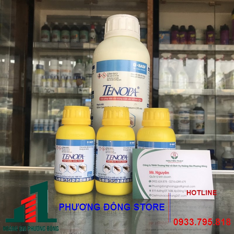 Thuốc diệt muỗi và côn trùng Tenopa 10SC-1 lít