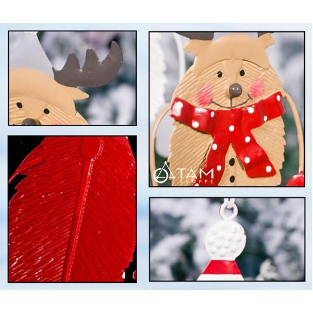 Phụ kiện treo Noel chiếc lá thiếc X-PKTCT-47