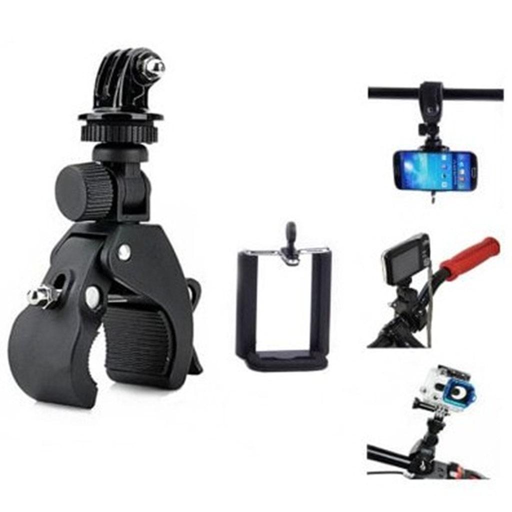 3 in 1 Bike Tripod Mount Holder for SmartPhone Sports Camera Card Camera