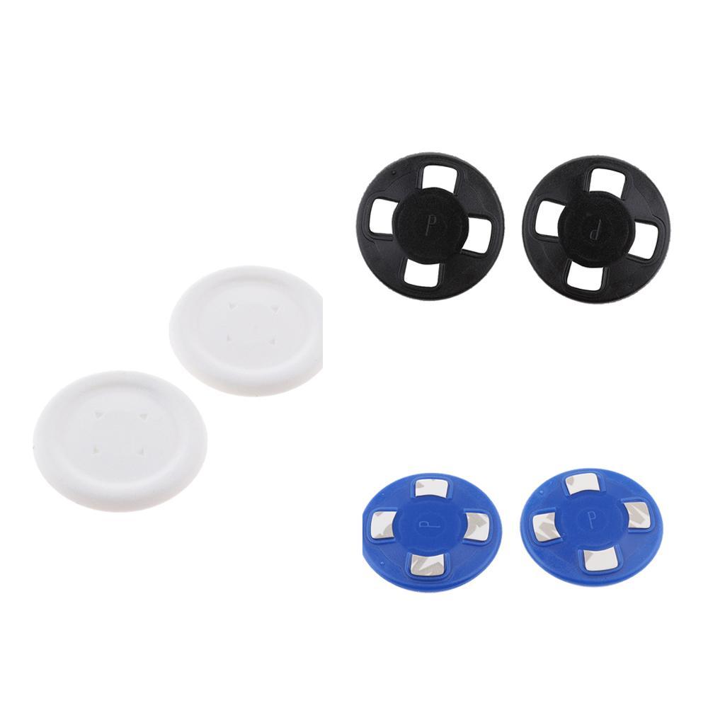 2Pcs ABS Buttons Joystick Thumbstick Caps D-Pad For Controller Blue