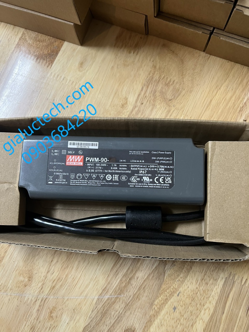 Nguồn Meanwell PWM-90-24 Hàng nhập khẩu
