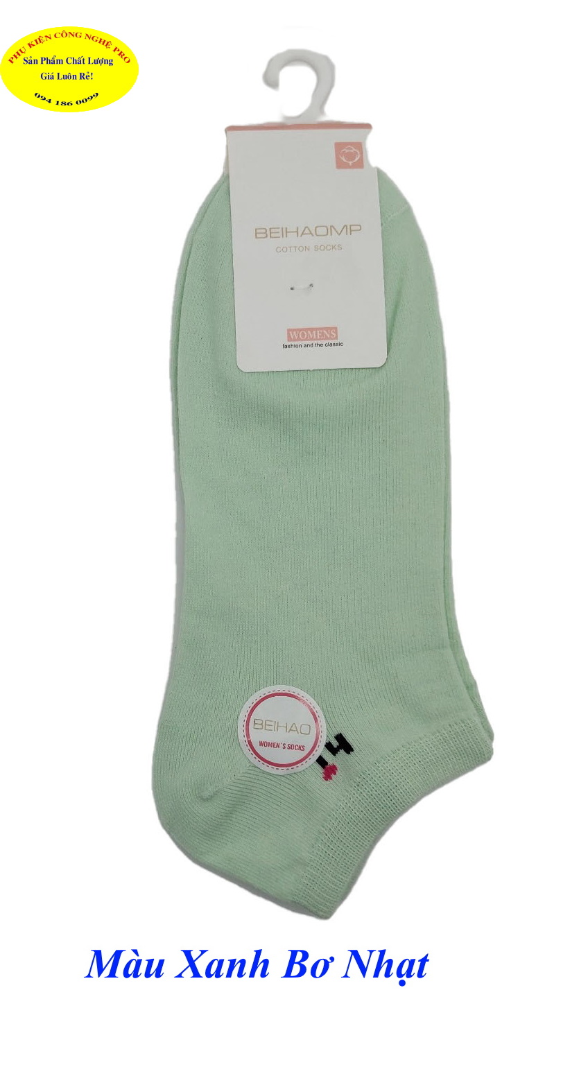 Tất Vớ nữ Kiểu cổ ngắn Beihaomp Cotton Socks Womens In hình bất kỳ Chất liệu cotton co giãn, Mềm mại, Bảo vệ đôi chân