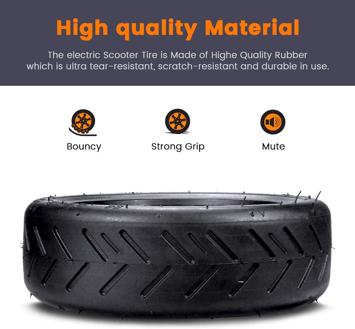 Dành Cho Xiaomi Xe Điện Lốp Cao Su 8 1/2X2 Nâng Cấp Làm Dày Ống Bên Trong 8.5 "M365 Pro Phía Trước Phía Sau thay Thế Lốp Xe Color: 1PCS Tire Set