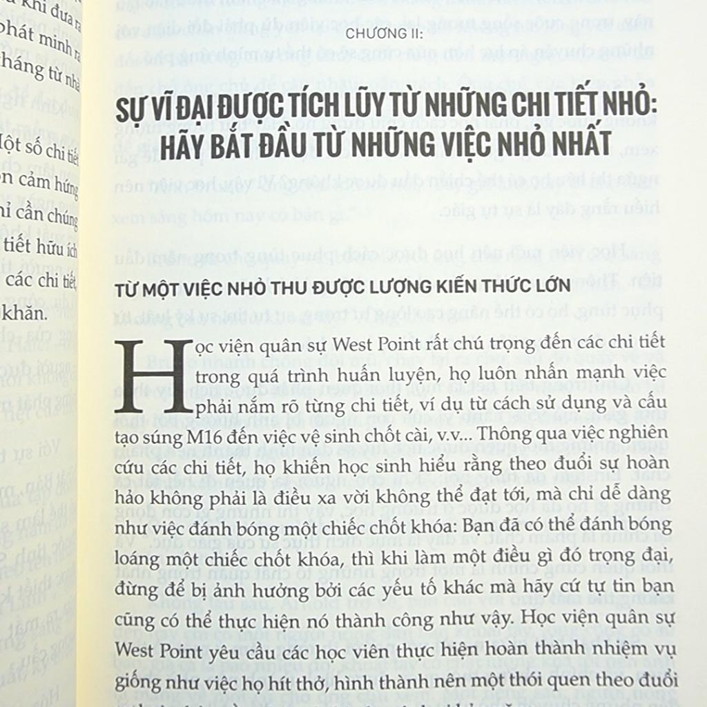 Tiểu Tiết Quyết Định Thành Bại: Cách Bạn Làm Một Việc Là Cách Bạn Làm Tất Cả Mọi Việc - Bản Quyền